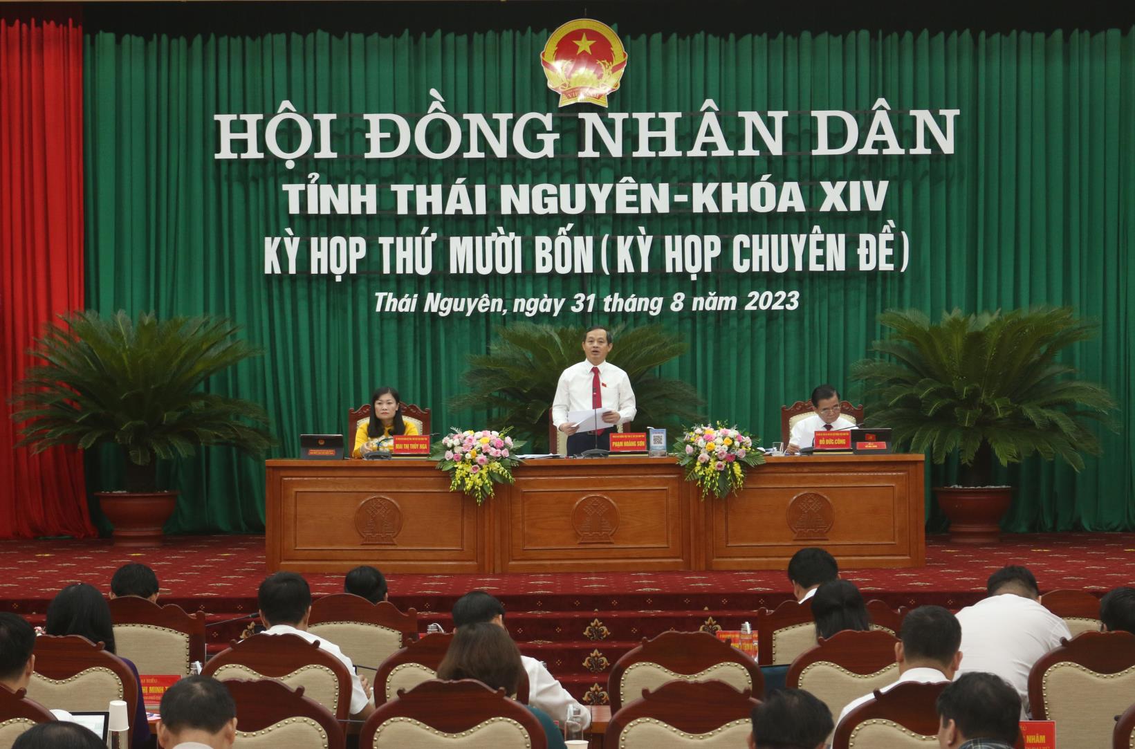 Kỳ họp thứ 14, Hội đồng nhân dân tỉnh Thái Nguyên khóa XIV